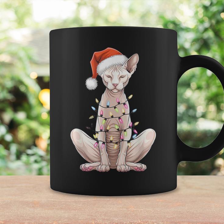 Christmas Hat Sphynx Cat Santa Hat Merry Christmas Xmas Tassen Geschenkideen