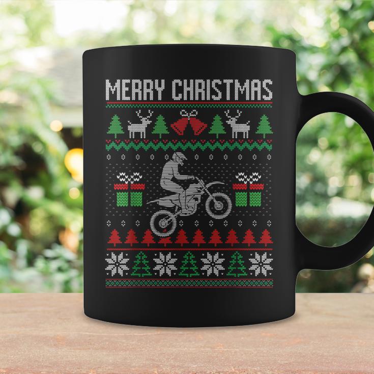 Christmas Jumper Motocross Dirt Bike Racing Christmas Sports Ugly Tassen Geschenkideen