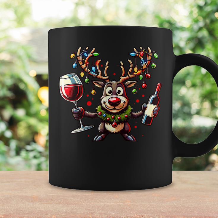 Christmas Wine Lovers Xmas Christmas Reindeer Tassen Geschenkideen