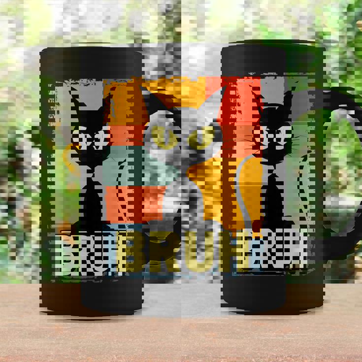 Cool Cat Bruh Slang Cat Meme Culture Cat Sarcastic Graphic Print Coffee Mug Gifts ideas