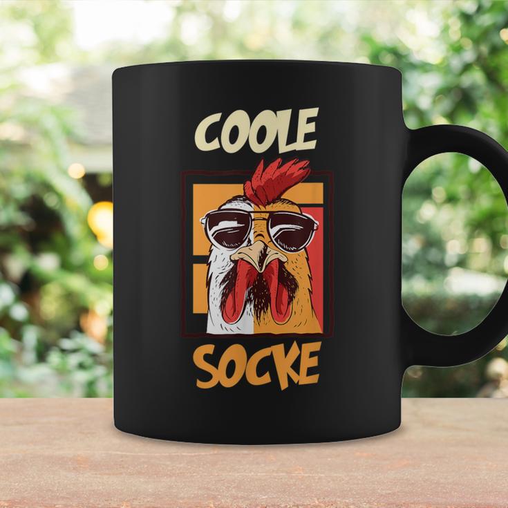 Cool Chicken Hen Cockerel Cool Sock Motif Chicken S Tassen Geschenkideen