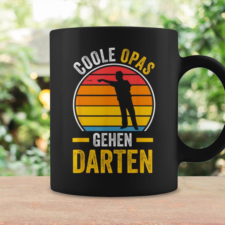 Cool Opas Going Dart Grandpa Dart Tassen Geschenkideen