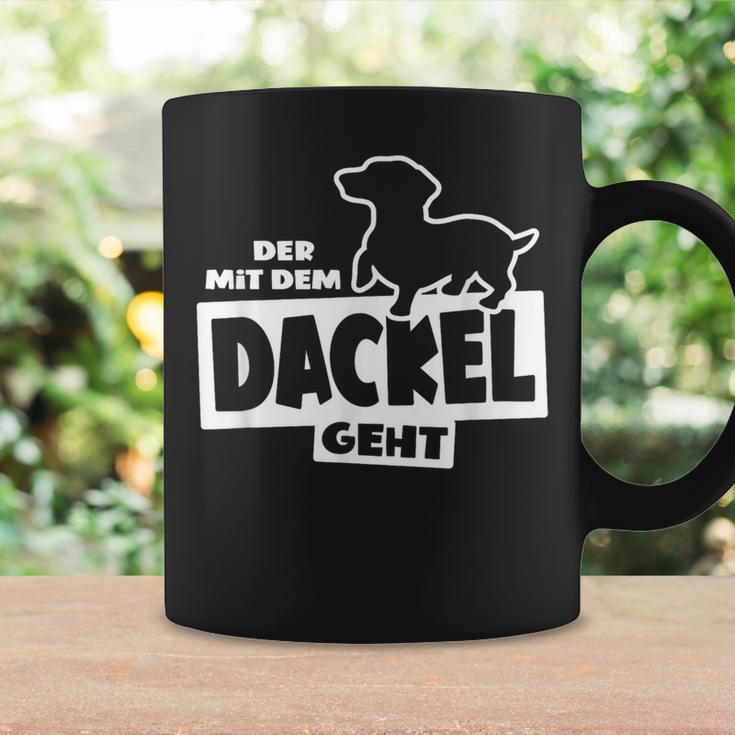 With The Dachshund Hunting Dog Goes Teckel Dog Training Tassen Geschenkideen