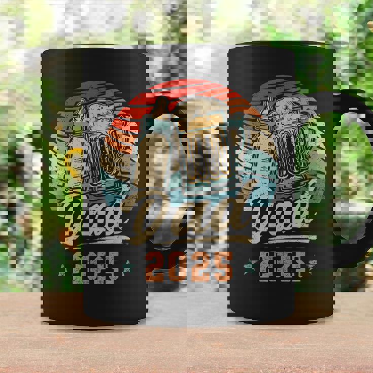 Dad 2025 Primer Día Del Padre Papá Joven Padre Taza de café Ideas de regalos