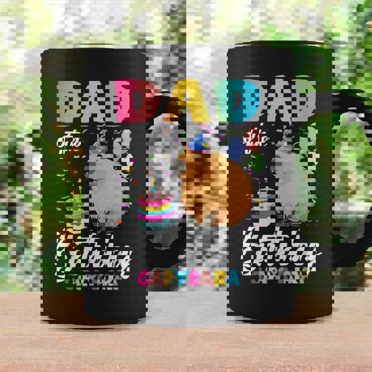 Dad Of The Birthday Capybara Girl Bday Party Family Coffee Mug Gifts ideas
