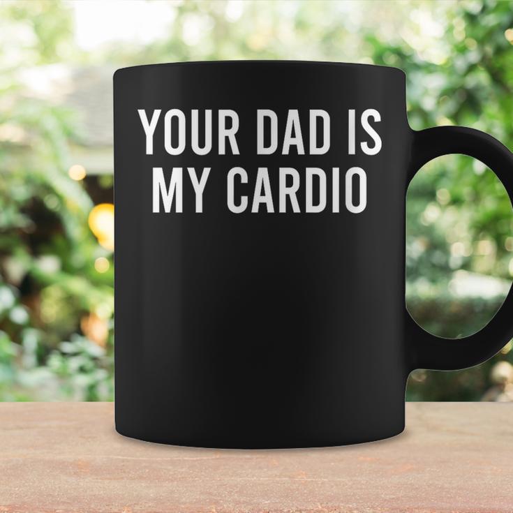 Your Dad Is My Cardio Weightlifting Training Meme Fitness Tassen Geschenkideen