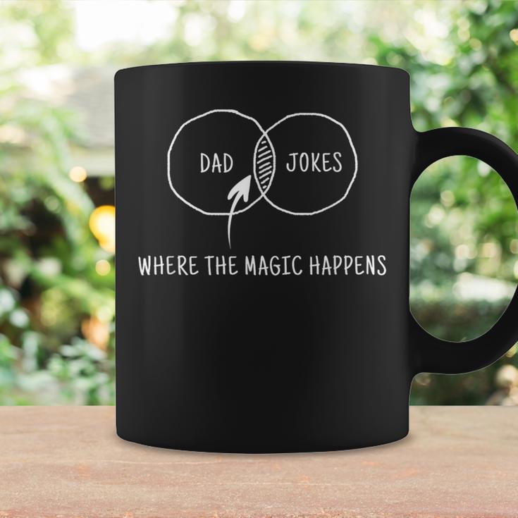 Dad Jokes Where The Magic Happens Tassen Geschenkideen