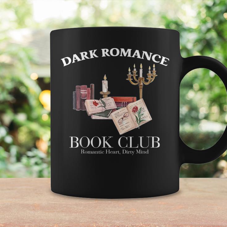 Dark Romance Book Club Romantic Heart Dirty Mind Quote Tassen Geschenkideen