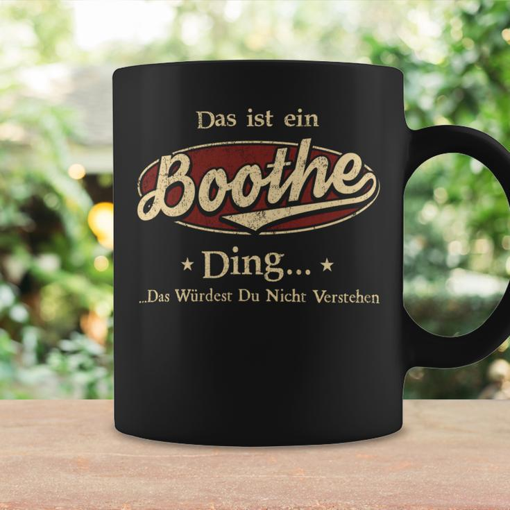 Das Ist Ein Boothe Ding Das Würdest Du Nicht Verstehen Boothe Name Tassen Geschenkideen