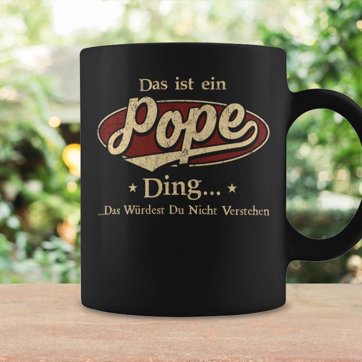 Das Ist Ein Pope Ding Das Würdest Du Nicht Verstehen Pope Name Tassen Geschenkideen