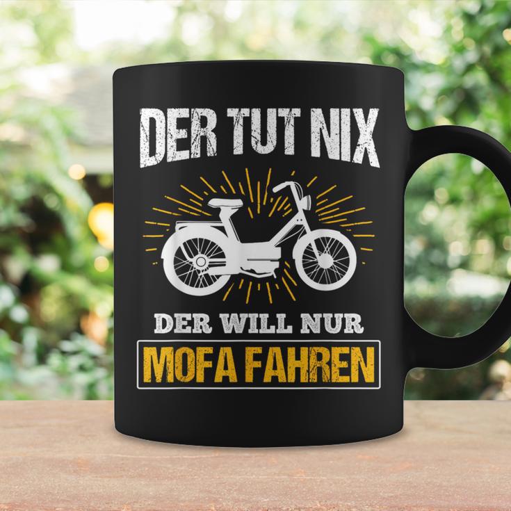 Der Will Nur Mofa Fahren Moped Mofafahrer Mofa Tassen Geschenkideen