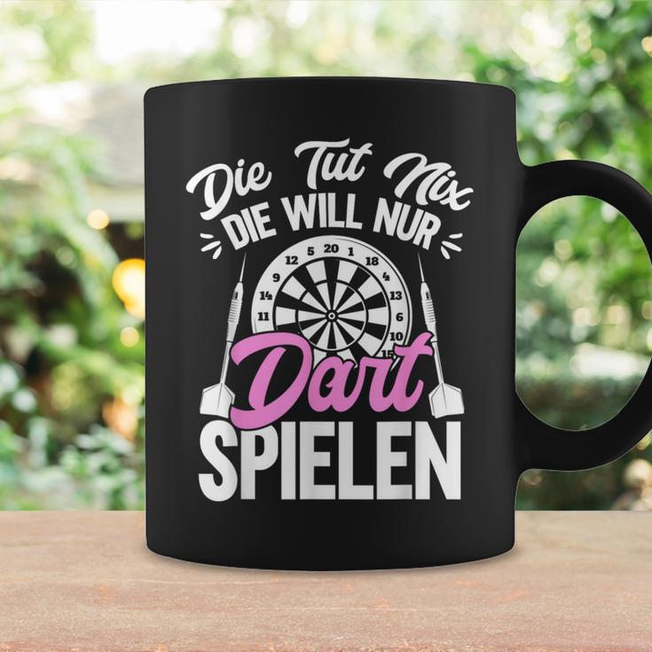 Die Will Nur Dart Spielen Dartboard Women's Darts Tassen Geschenkideen