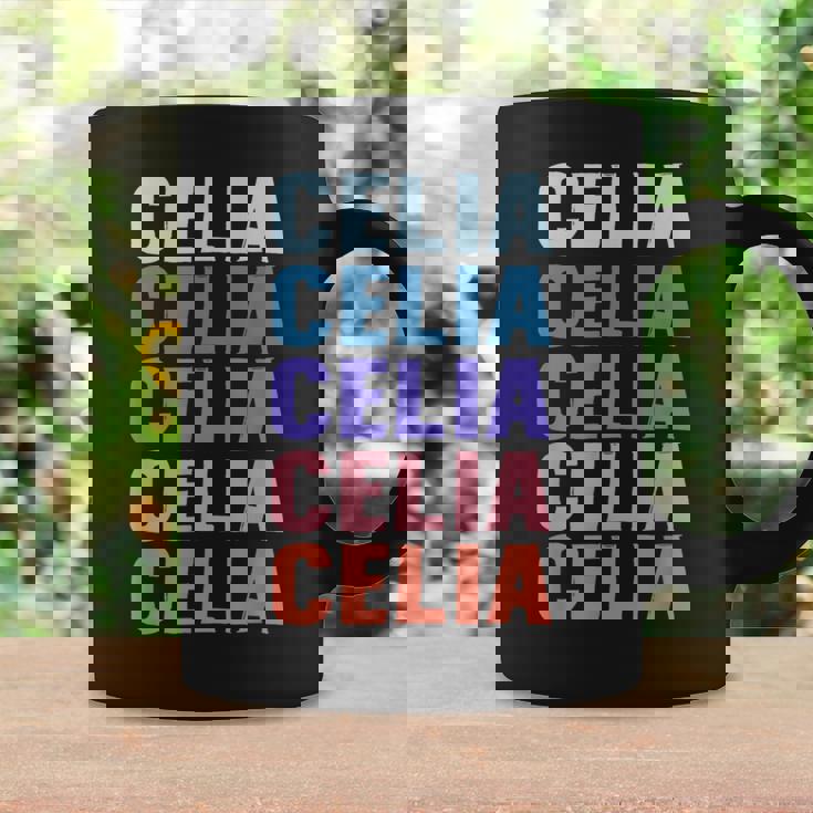 Divertido Regalo Nombre Celia Personalizado Primer Nombre Taza de café Ideas de regalos