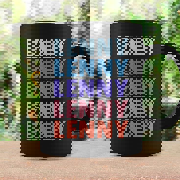 Divertido Regalo Nombre Lenny Personalizado Primer Nombre Taza de café Ideas de regalos