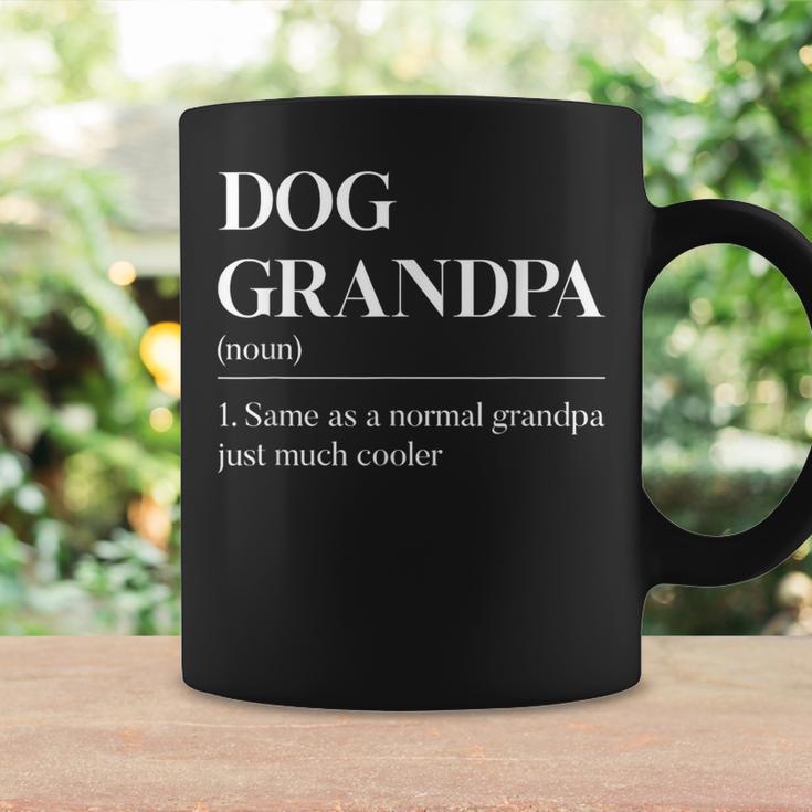 Dog Grandpa Lustige Hunde-Opa-Definition Father's Day Tassen Geschenkideen