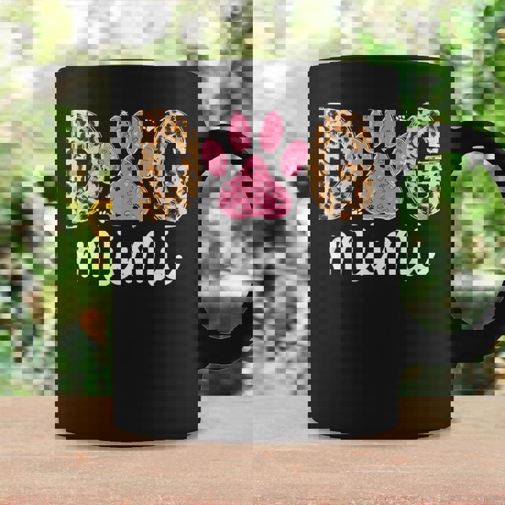 Dog Mimi Dog Lover Mimi Grandma Leopard Coffee Mug Gifts ideas