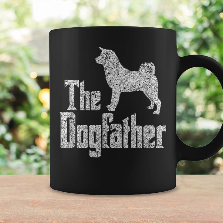 The Dogfather Akita Inu Dog Silhouette Tassen Geschenkideen