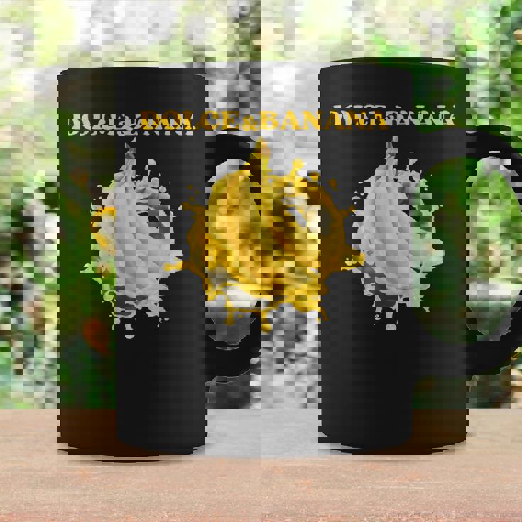 Dolce Et Banana Pétillant Motifs Amusants Et Amusants Tasse Idées cadeaux