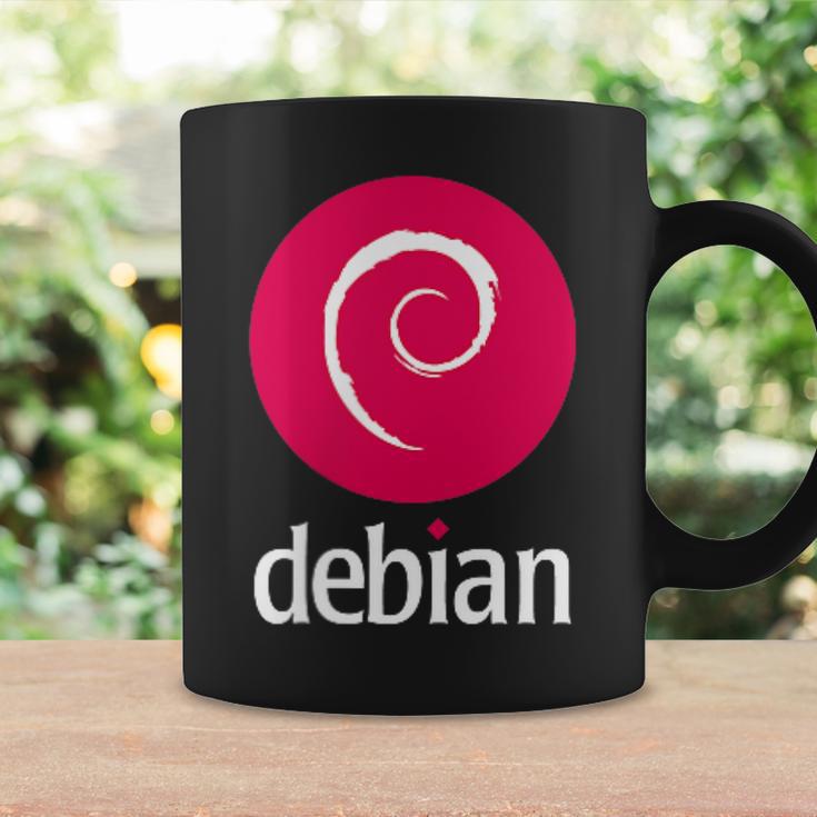 Double-Sided Debian Linux Software Of The Dedicated Community Tassen Geschenkideen