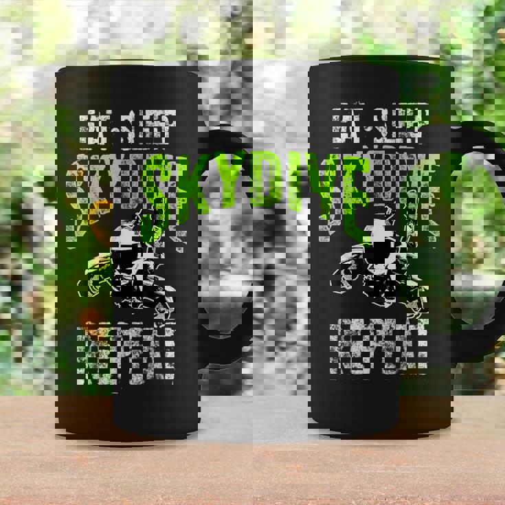Eat Sleep Skydive Repeat Taza de café Ideas de regalos