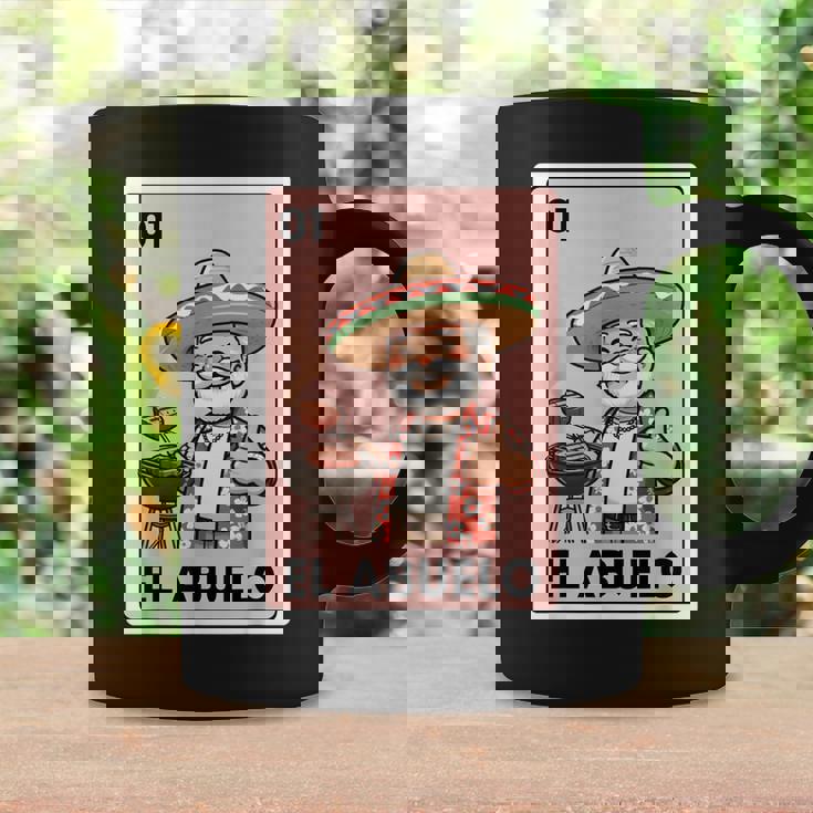 El Abuelo Grilling Grandpa Mexican Bingo Card Coffee Mug Gifts ideas
