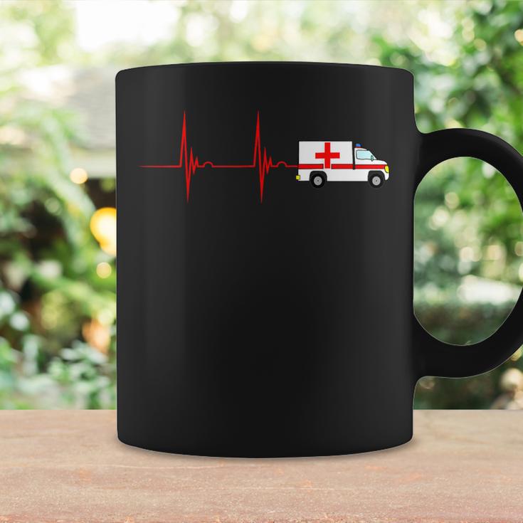 Emergency Car Heartbeat Ekg Pulse Ambulance Driver Rescuer Tassen Geschenkideen