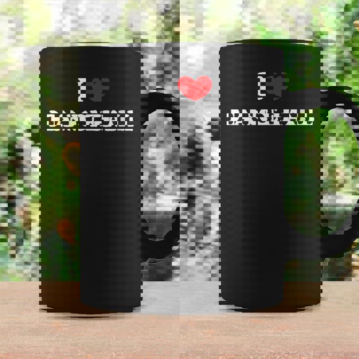 Me Encanta El Dancehall Me Encanta El Dancehall Cuello Taza de café Ideas de regalos