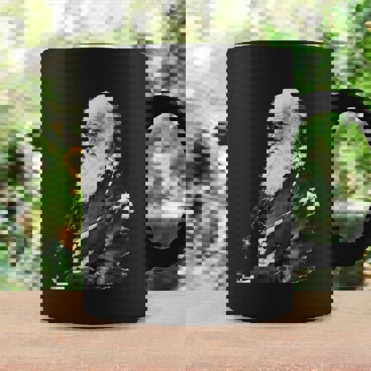 Evolution Charles Darwin Foto Divertida Diseñointage Taza de café Ideas de regalos