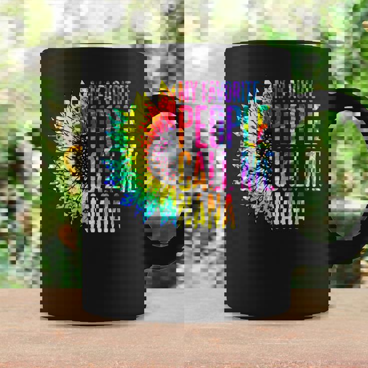 My Favorite People Call Me Nana Grandma Sunflower Tie Dye Coffee Mug Gifts ideas