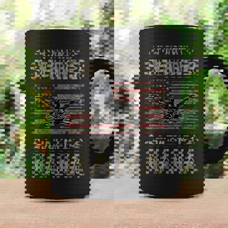 My Favorite Swimmer Calls Me Nana Coffee Mug Gifts ideas