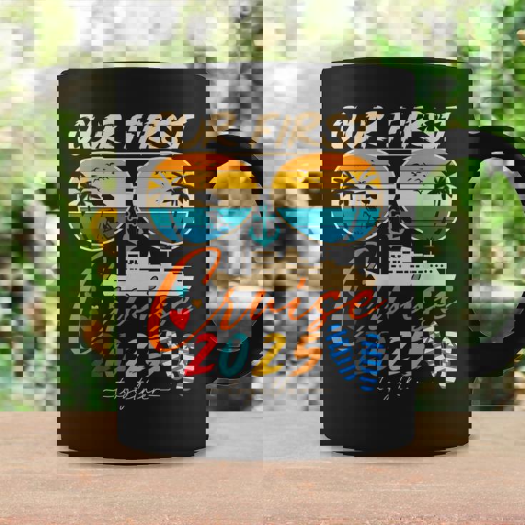Our First Cruise Together For Couples Black -Adults Small Crew Neck Short Sleeve Matching Couples Cruise Coffee Mug Gifts ideas