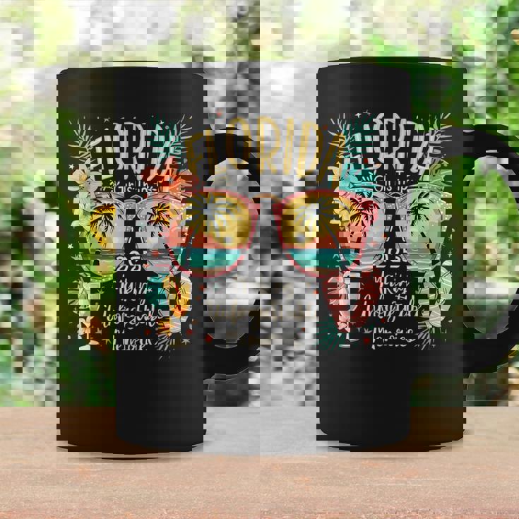 Florida Girls Trip 2025 Beach Vibes Family Vacation Graphic Coffee Mug Gifts ideas