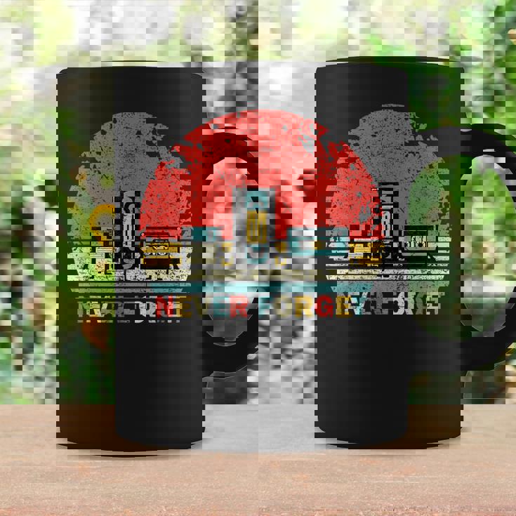 Never Forget Floppyhs Cassette Retrointage Divertido Taza de café Ideas de regalos