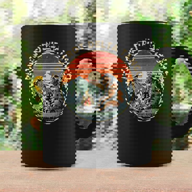 Foxtrots Deltas Tangos Retro Resist Bear Camping Hiking Coffee Mug Gifts ideas