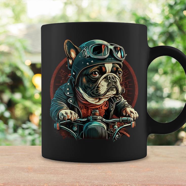 French Bulldog Cool Biker Motorcycle Riding Frenchie Tassen Geschenkideen