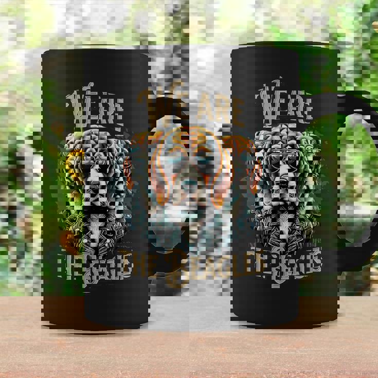 Beagles Dogs Beagles Y Amantes De La Música Rock 1969 Taza de café Ideas de regalos