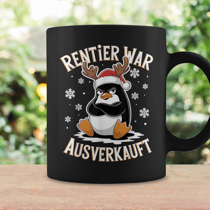 Christmas Penguin Reindeer Was Out Sold Out Tassen Geschenkideen