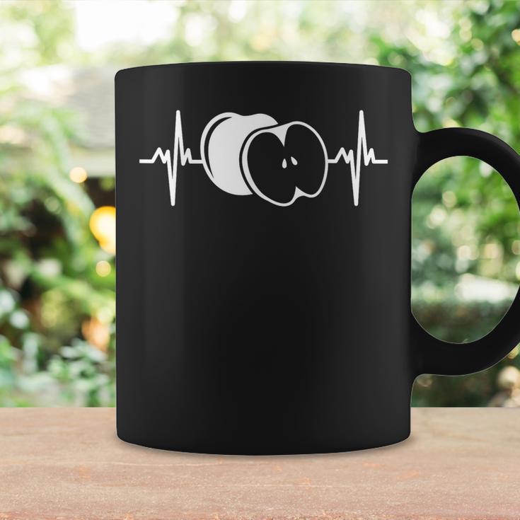 Heartbeat Ekg Apple Fruit Apple Tassen Geschenkideen