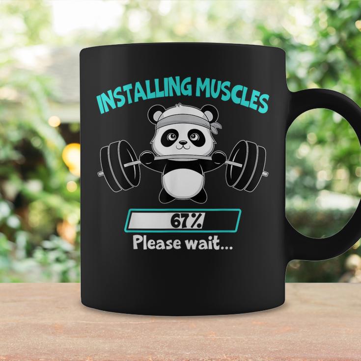 Installing Muscle Panda Weight Lifting Barbell Fitness Tassen Geschenkideen