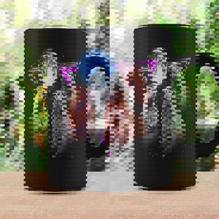 Three Groundhog Moon 3 Groundhog Head Groundhog Day Coffee Mug Gifts ideas