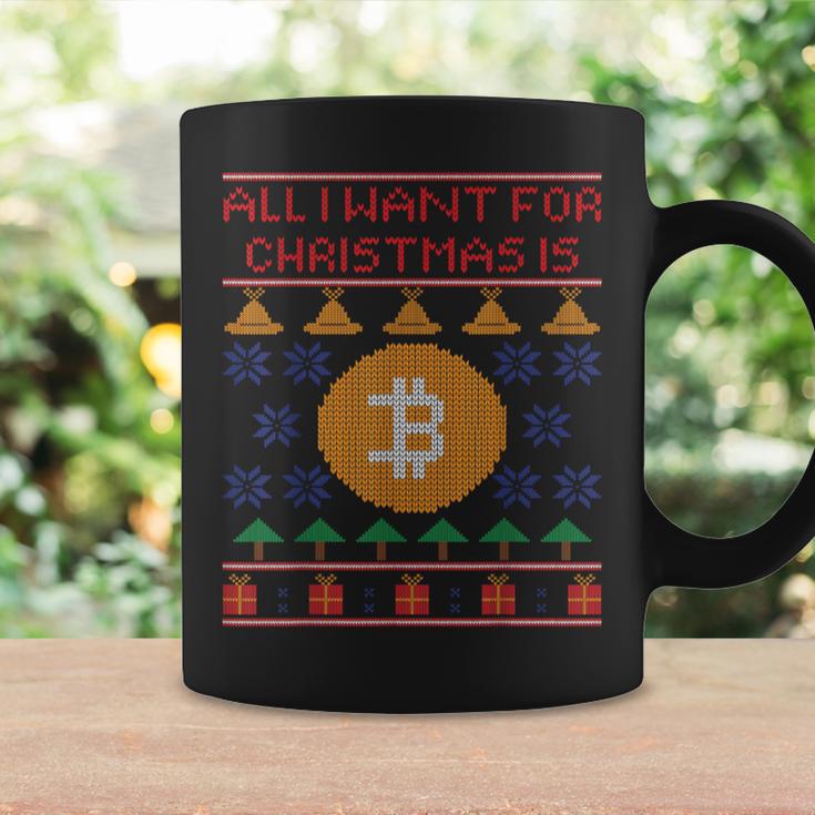 Ugly Christmas Bitcoin Short Sleeve Tassen Geschenkideen