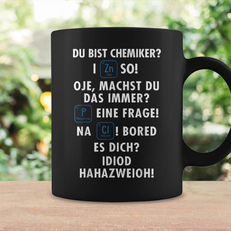 Wortspiel Du Bist Chemiker Chemistry Laborant Chemical Tassen Geschenkideen