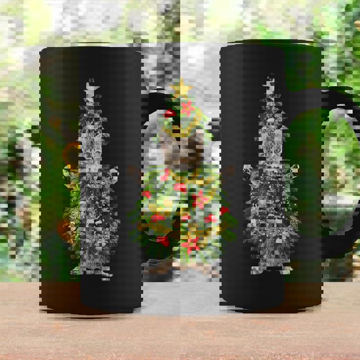 Xmas Holiday Cat Christmas Tree For Cat Kitten Lovers Coffee Mug Gifts ideas