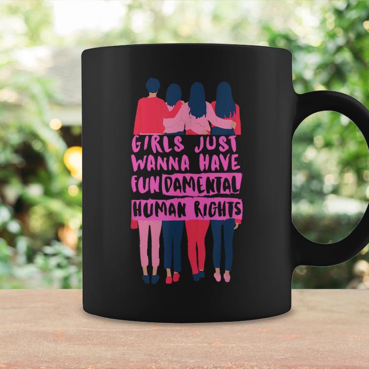 Girls Just Wanna Have Fundamental Human Rights Feminist Tassen Geschenkideen