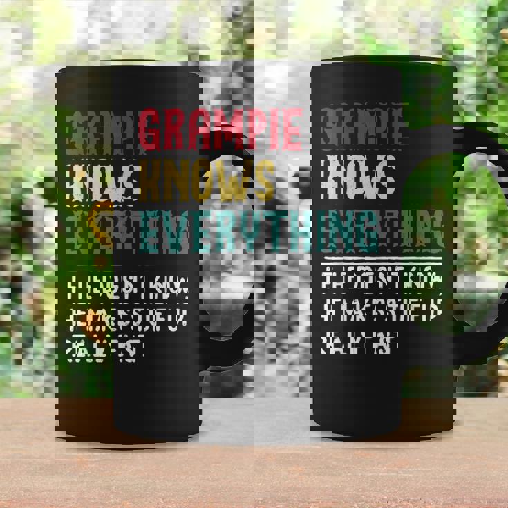 Grampie Know Everything Father's Day For Grandpa Coffee Mug Gifts ideas