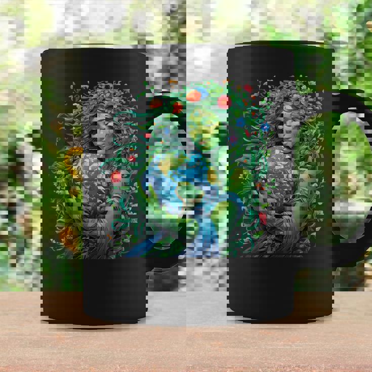 Green Mother Nature Earth Day Earth Mother Planet Nature Coffee Mug Gifts ideas