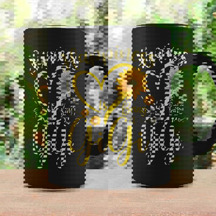 Happiness Is Being A Gigi Sunflower Mother's Day Grandma Coffee Mug Gifts ideas