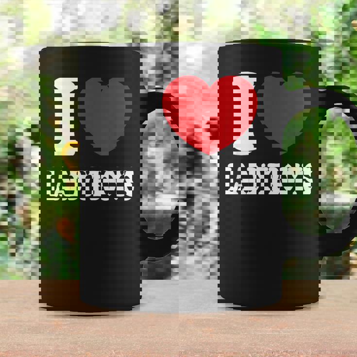 I Heart Love Ladyboys Asia Lover Thailand Ladyboy Graphic Print Coffee Mug Gifts ideas