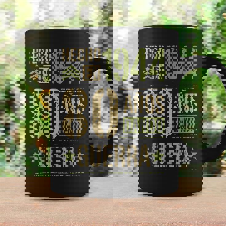 Hecho En 1944 80 Años Guerra Aniversarios Amigos Perfecto Taza de café Ideas de regalos
