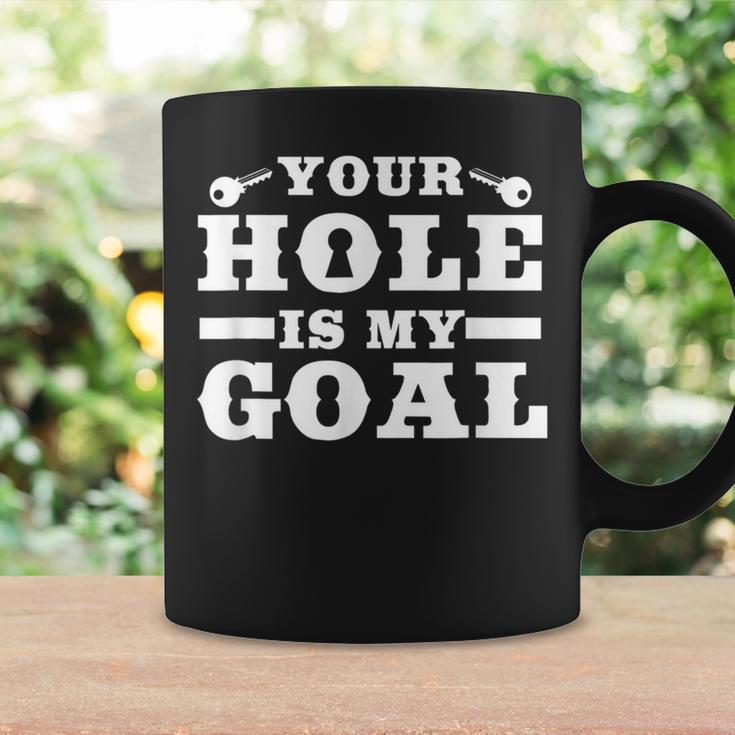 Your Hole Is My Goal Tassen Geschenkideen